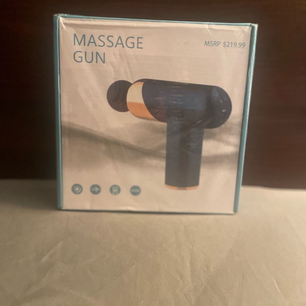 Premium Black and Gold Massage Gun